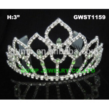 Beauty queen crown custom rhinestone tiara